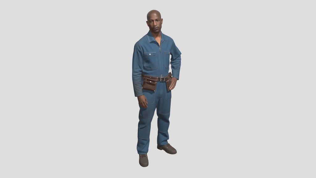 Denim Jumpsuit Carpenter