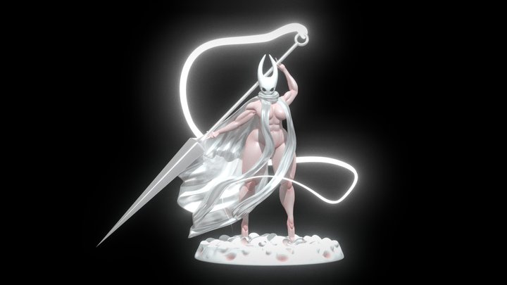Pale Skin Hornet - Hollow Knight 3D Model