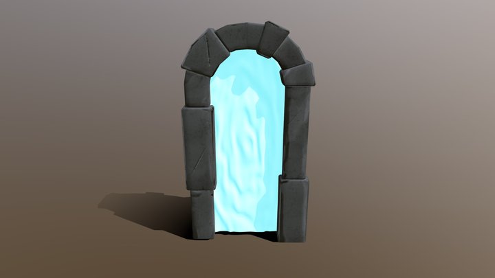 Stylised Portal 3D Model