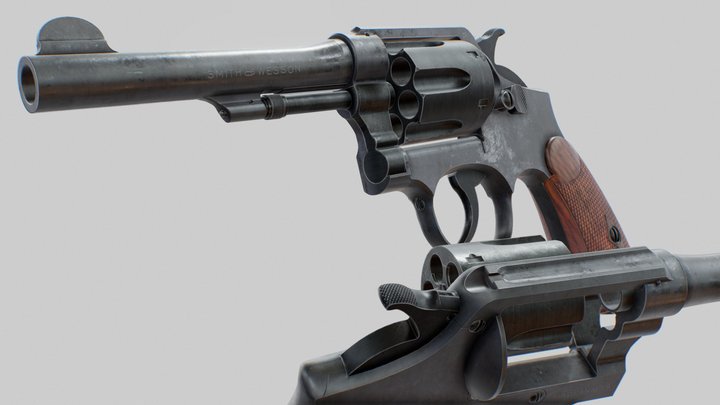 Victory Revolver 3D Model