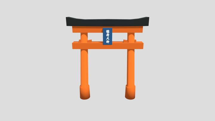 Torii、鳥居 3D Model