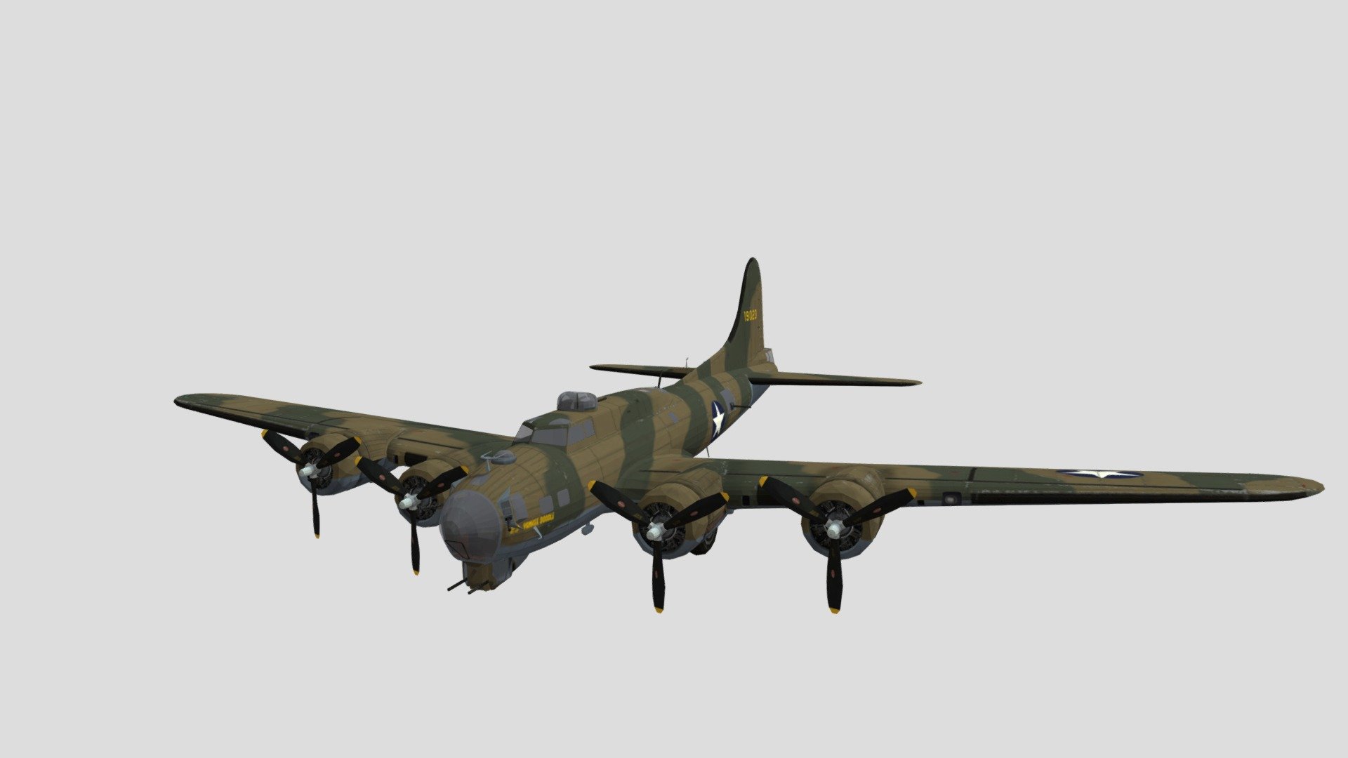 B-17G - Download Free 3D Model By Erty546453 (@erty546453) [8842cad ...