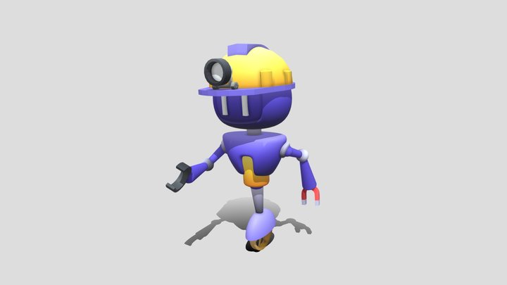 Robot of Animation 3D Model
