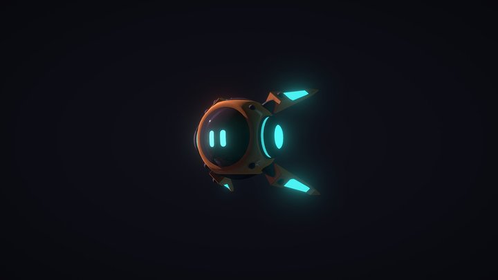 Etherean Empire Drone 3D Model