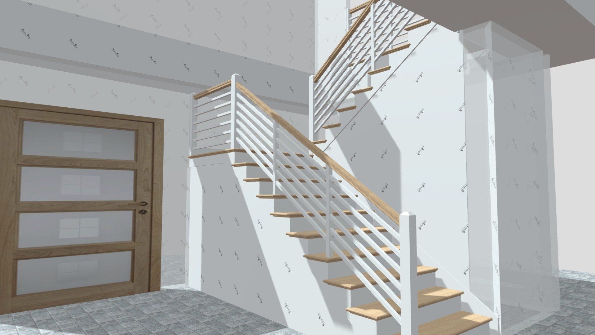 St Lucia Horizontal Wood - 3D model by PrecisionStairs [88449b0 ...