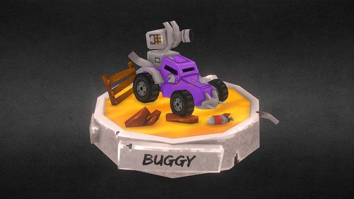 Desert Buggy 3D Model