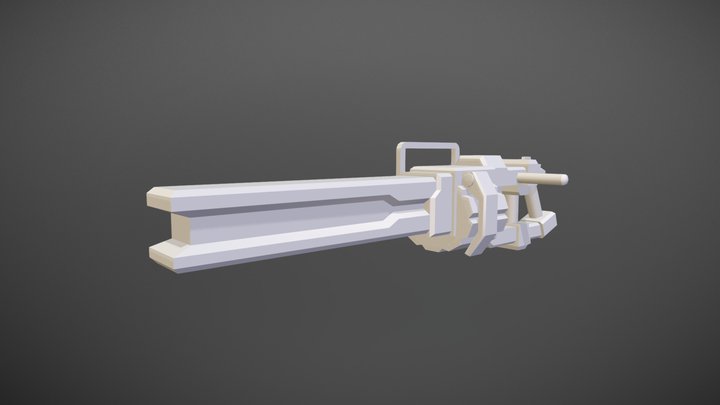Work-in-Progress Plasma Railgun 3D Model