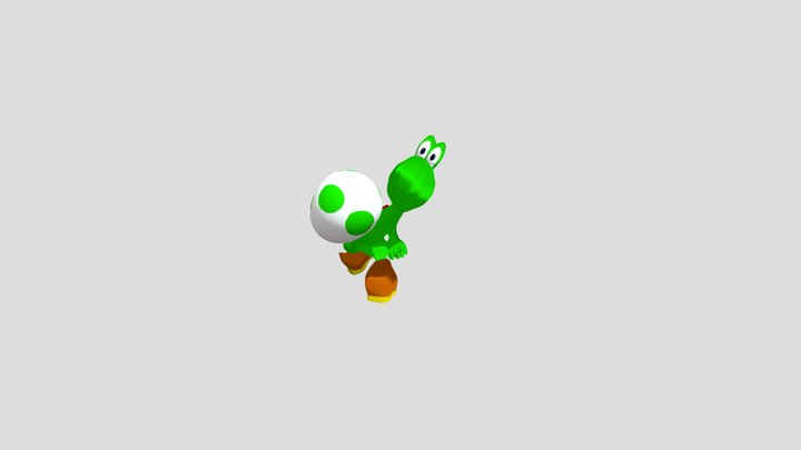 Yoshi Throw 3D Model