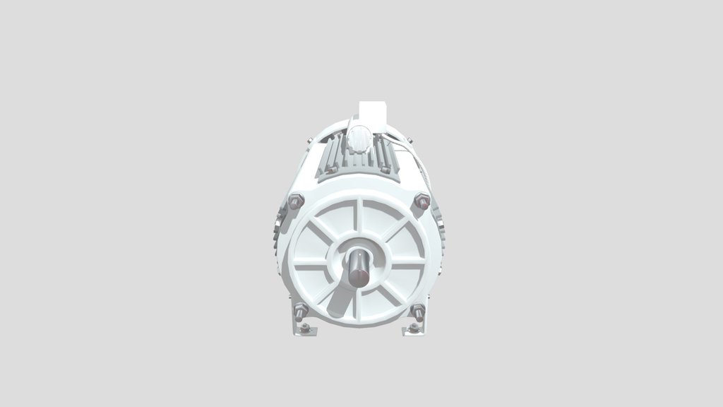 Blue Electric Motor