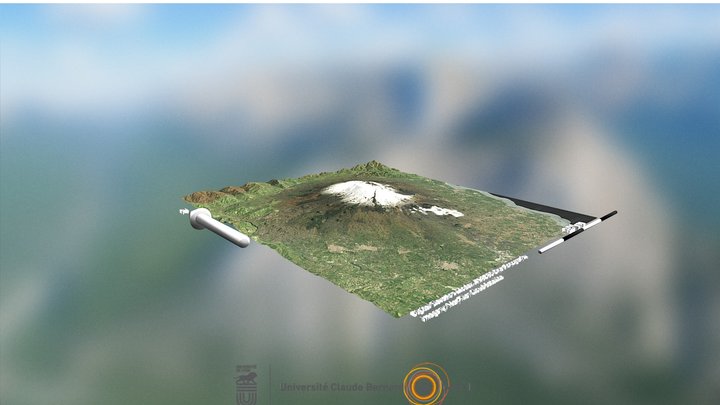 World Volcanoes - Etna 3D Model