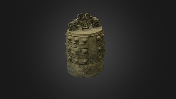 Ritual Bronze Bell (Bo zhong) 3D Model