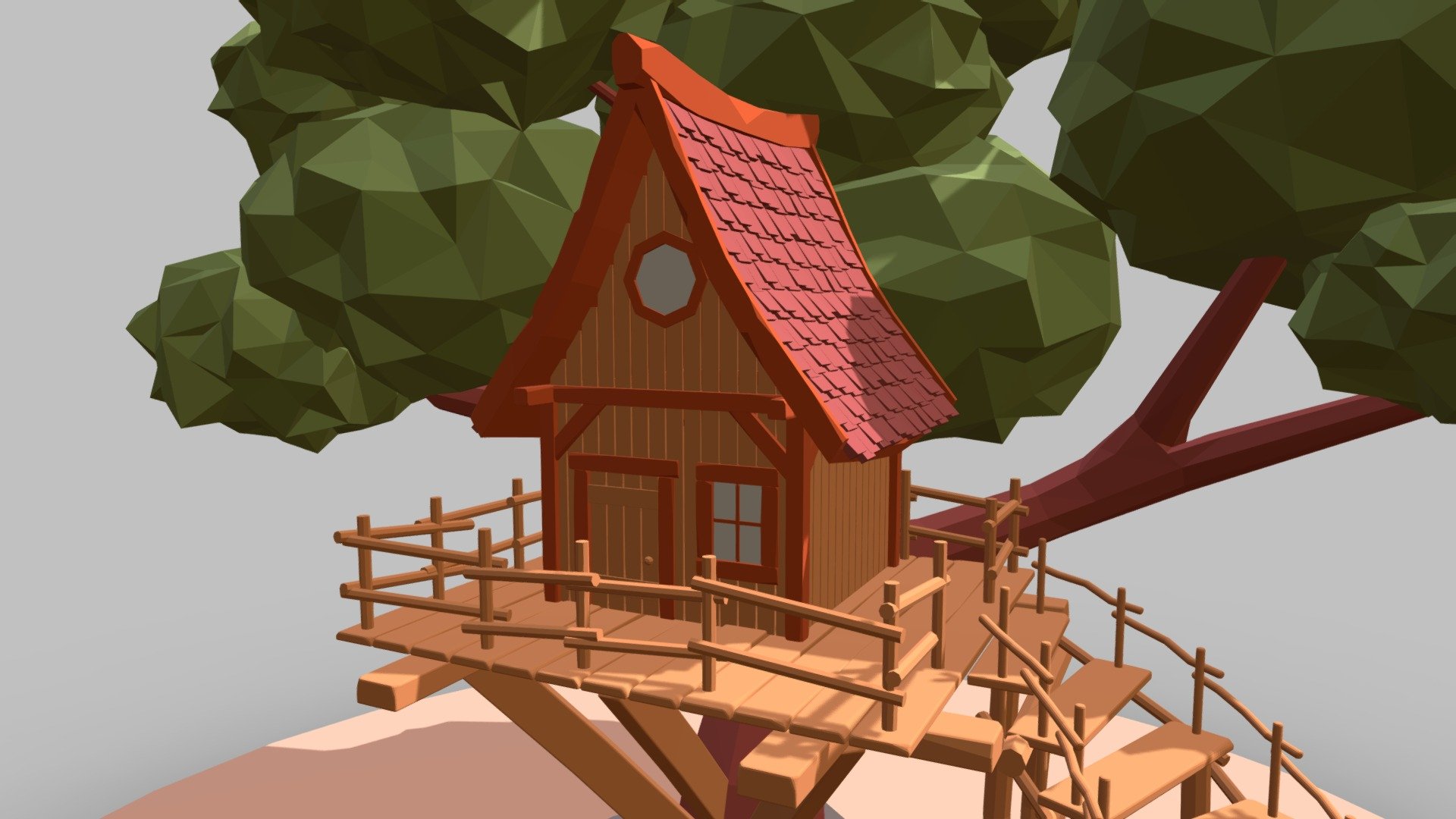 Treehouse Download Free 3D model by prasetyoheru10 [8847b78] Sketchfab