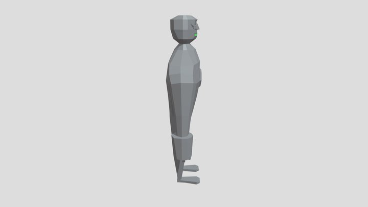 Robot low poly 3D Model