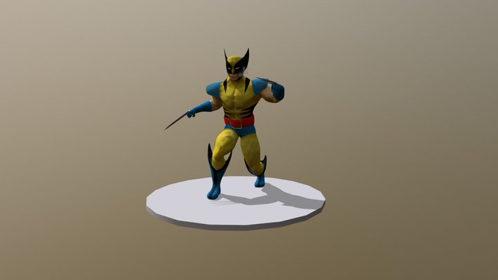 Wolverine 3D Model
