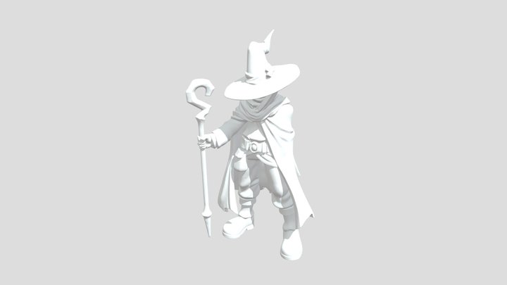 Black Mage 3D Model