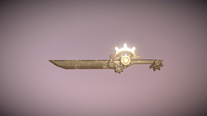 Gear Sword 3D Model