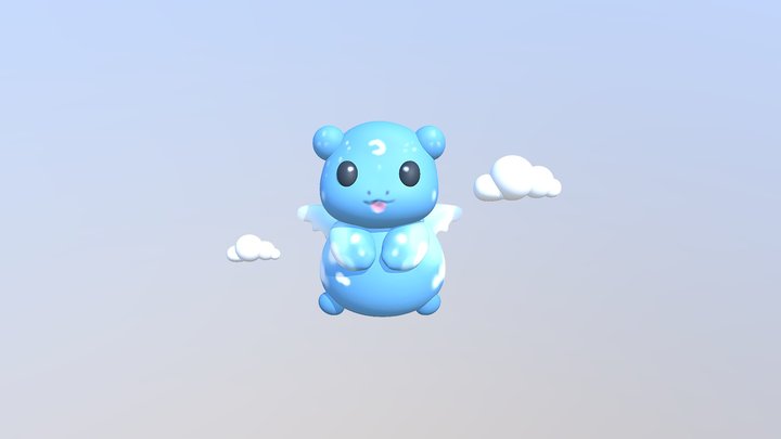 Cute bear 3D Model