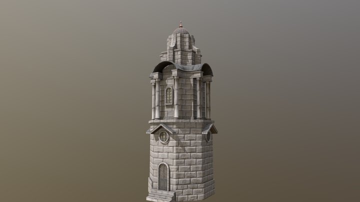 Fantasy House 3D Model
