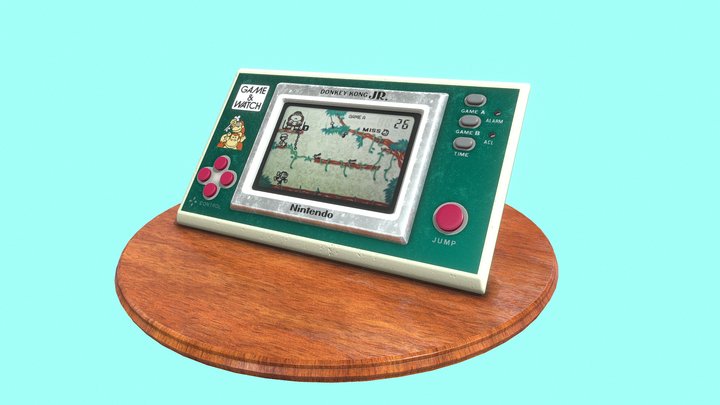 Game&Watch Donkey Kong JR 3D Model