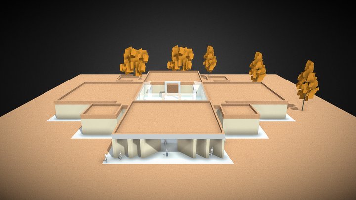 MUSEO LITICO DE TIWANAKU 3D Model
