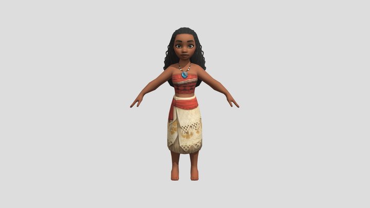 Moana 3D Model