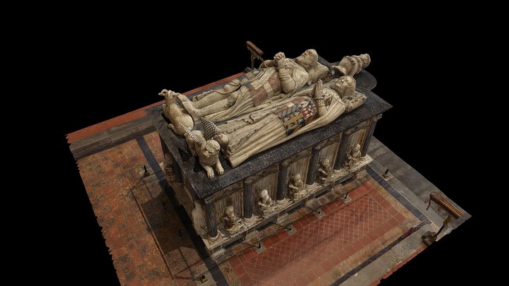 Lord Cobham and Anne Bray tomb, 1561 3D Model