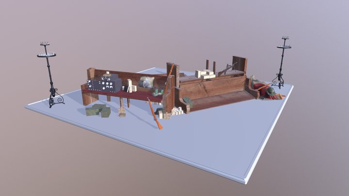 Church Hideout 3D Model