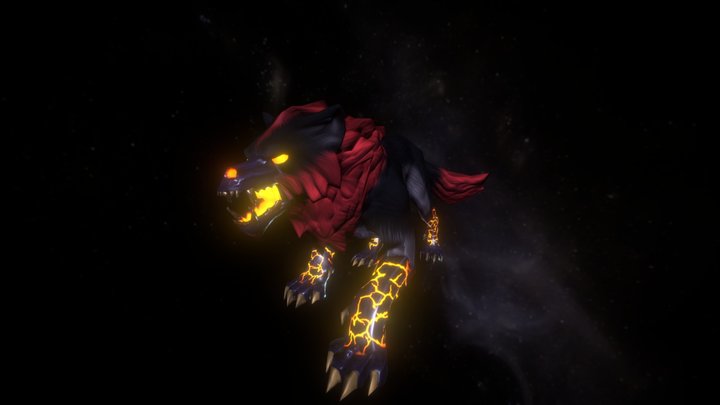 SUMMONED BARGHEST 3D Model