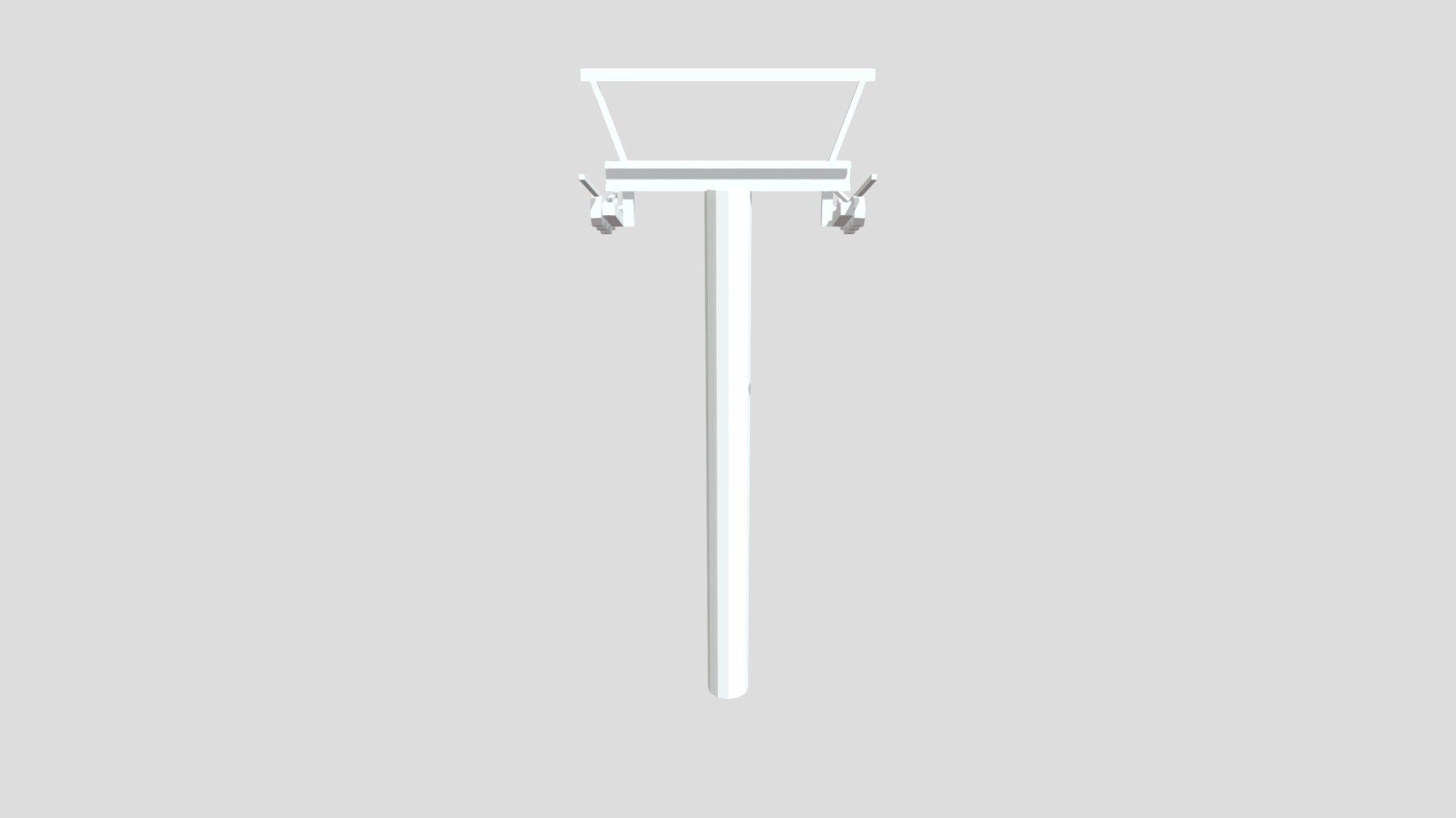 Ski lift pole from Poly by Google