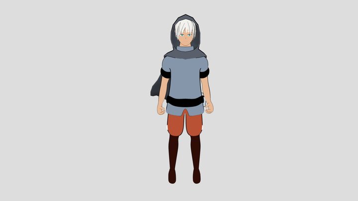 Flame Wizard NPR 3D Model