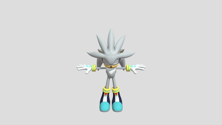 Silver The Hedgehog (Sonic Forces) 3D Model
