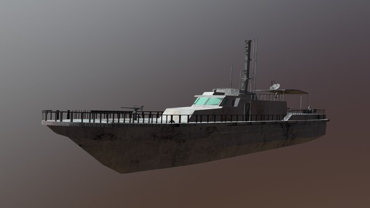 ANAKONDA SHIP 3D Model