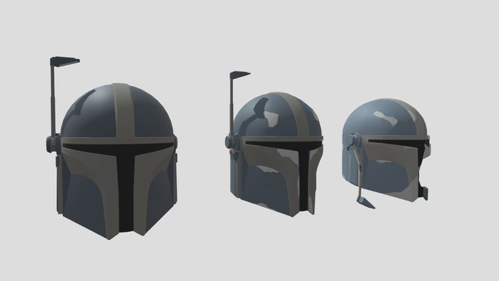 Helmet Mandalorian 3D Model