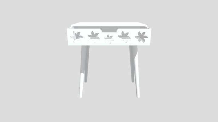 Drawer Stool 3D Model