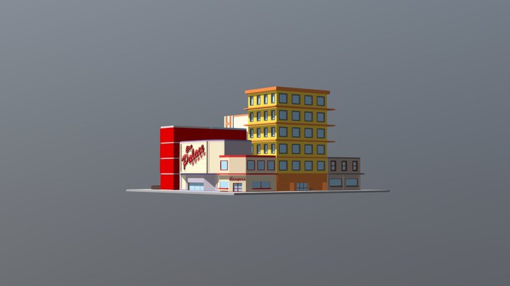 City 1 3D Model