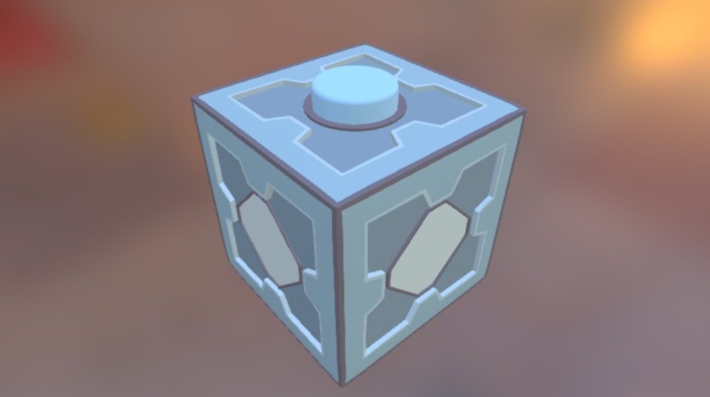 Meeseeks Box — Sketchfab embed 3D viewer