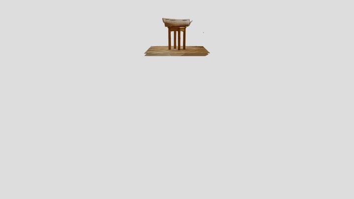 Santisima Trinidad Wooden Model Spanish Ship 3D Model