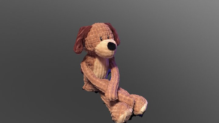 Dog Stuffed Toy 3D Model