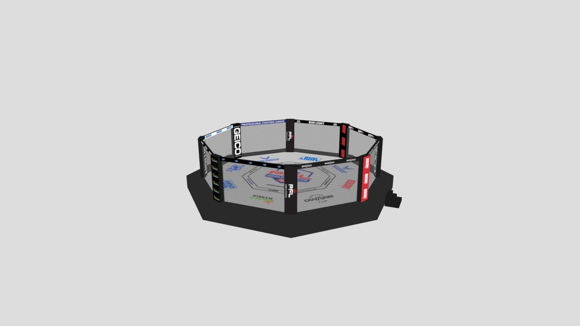 PFL 8 Sided Cage 3D model by Chris.Diaz1 [8853b4c] Sketchfab