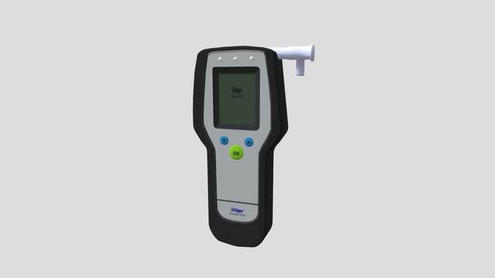 Alkomat Dräger 7510 3D Model