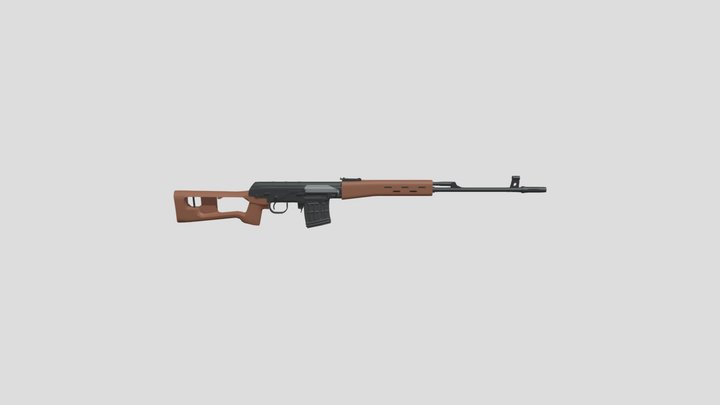 SVD Dragunov (WIP) 3D Model