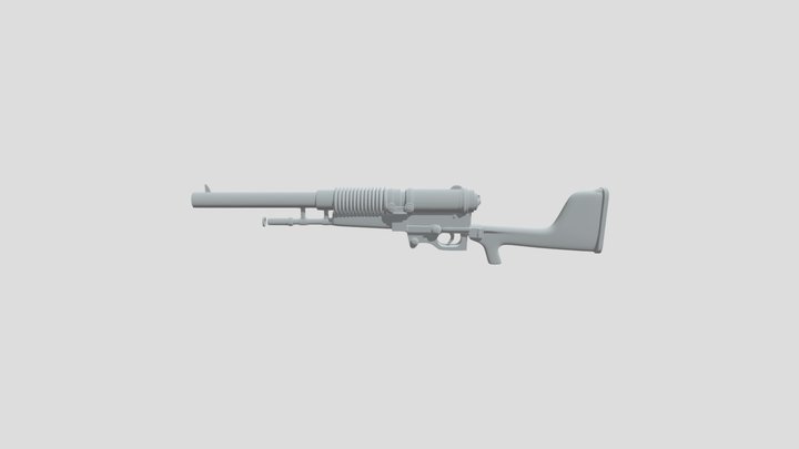 anti tank rifle 3D Model