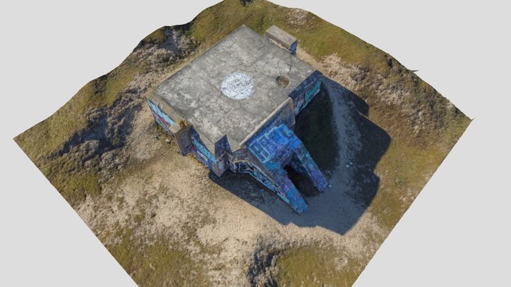 WW2 storage bunker – Modelo 3D gratuito STL