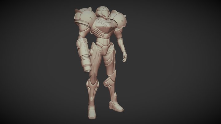 Samus Aran - Metroid 3D Model