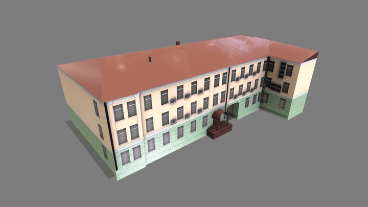 3D Модель АГР МКА 3D Model