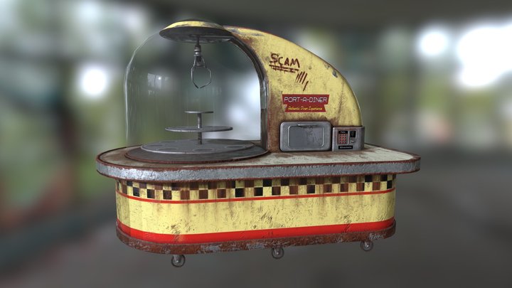 Port-a-diner 3D Model