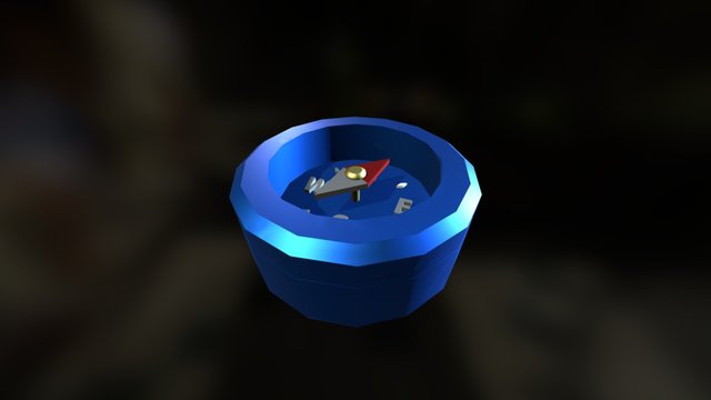 Ocarina of Time Compass 3D Model