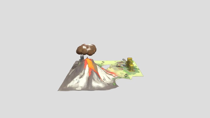 Volcanic_ Eruption_ Nea_1016125923 3D Model