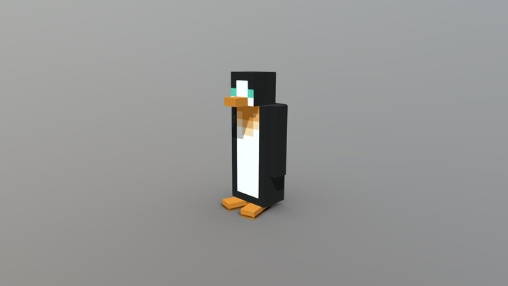 Pengiun 3D Model