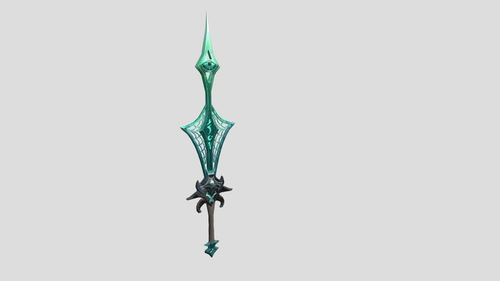 Spider Epic Sword 3D Model